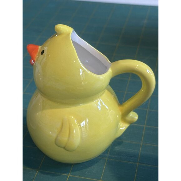 Easter Gift Bunny Chick HIP HOP Creamer Sugar Server Set Transpac Coffee Bar NEW - Picture 7 of 9
